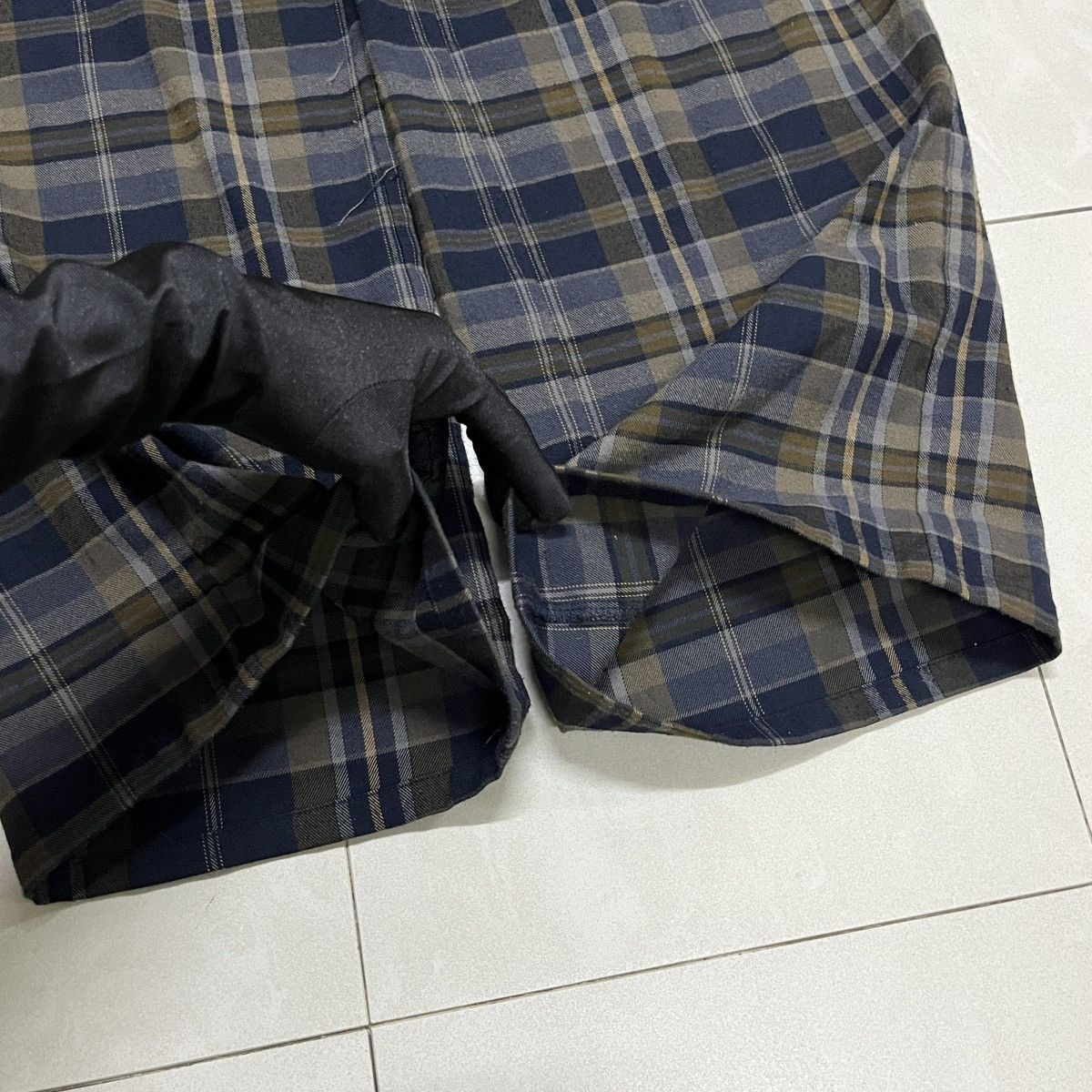 Designer × GU × Japanese Brand GU Checkered Baggy Pants/Trouser Size 27" / US 4 / IT 40 - 2 Thumbnail