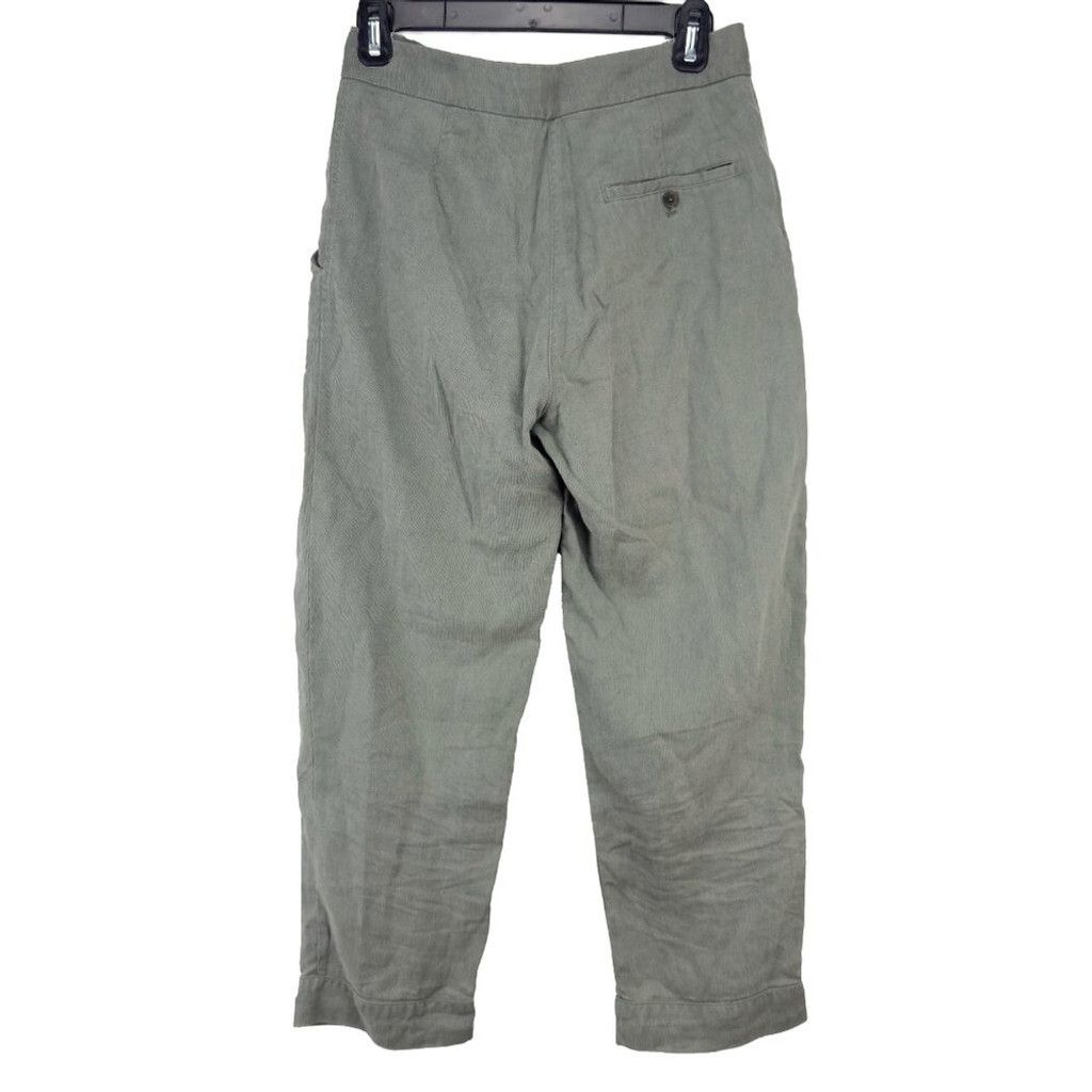 Other WILFRED ARITZIA Allant Linen Blend Green Pants Size 2 Size 24" / US 00 / IT 34 - 3 Thumbnail