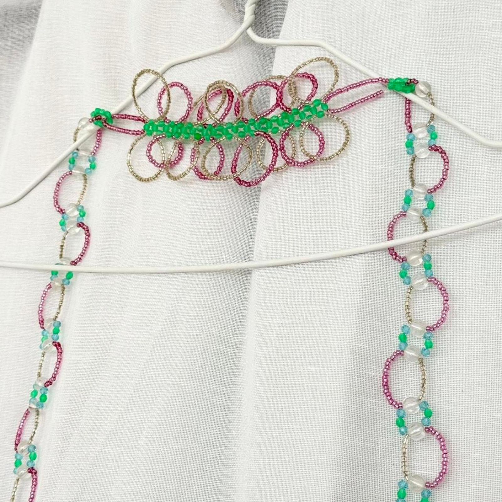 Other ✿ y2k handmade beaded choker scarf ✿ Size ONE SIZE - 3 Thumbnail