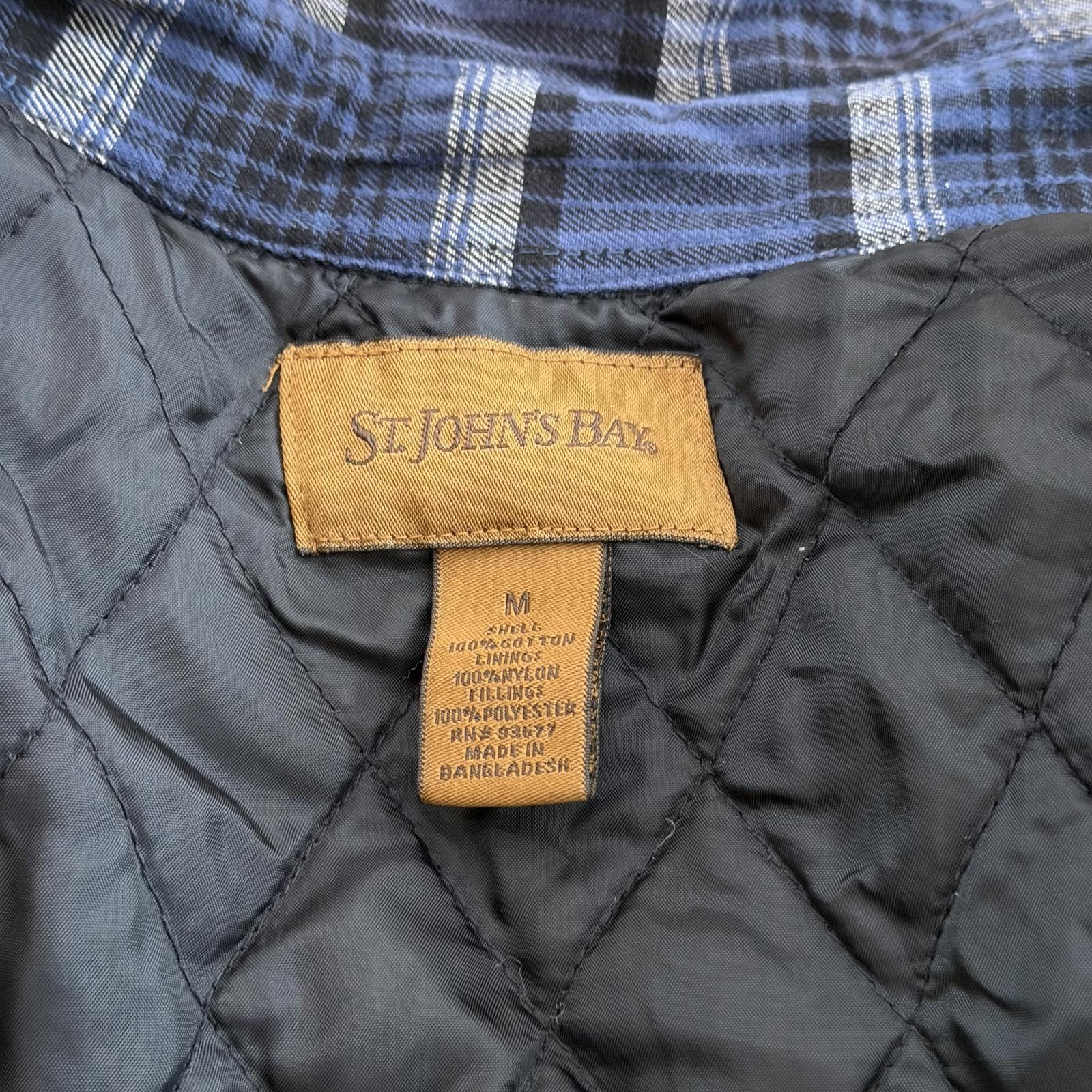 St. Johns Bay Vintage St. John’s Bay Flannel Shirt Jacket Quilted Plaid Size US M / EU 48-50 / 2 - 5 Thumbnail