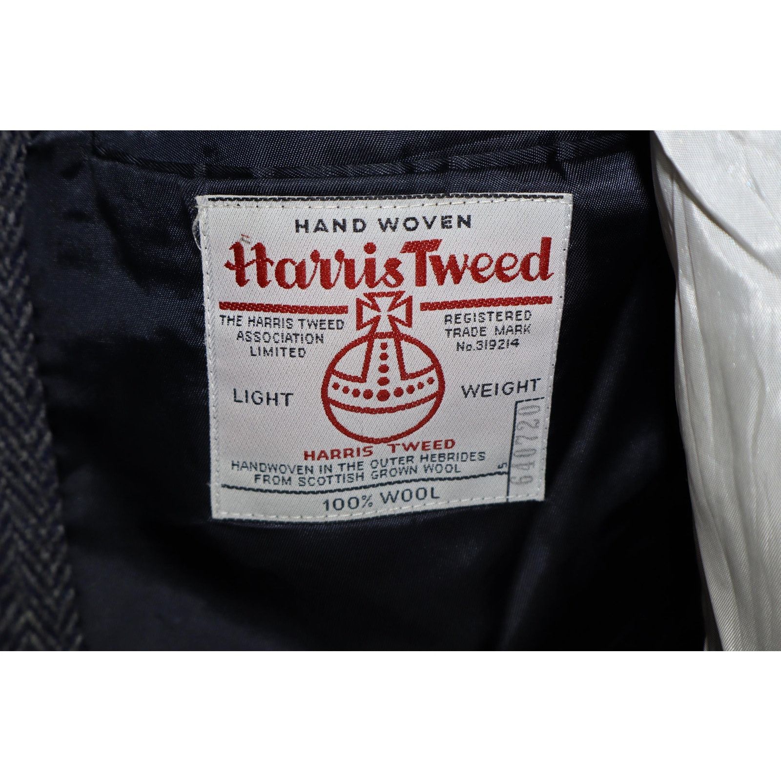 Harris Tweed 38R Vintage 1970s Ghiglino Genova 1893 Harris Tweed Blazer Size 38R - 6 Thumbnail