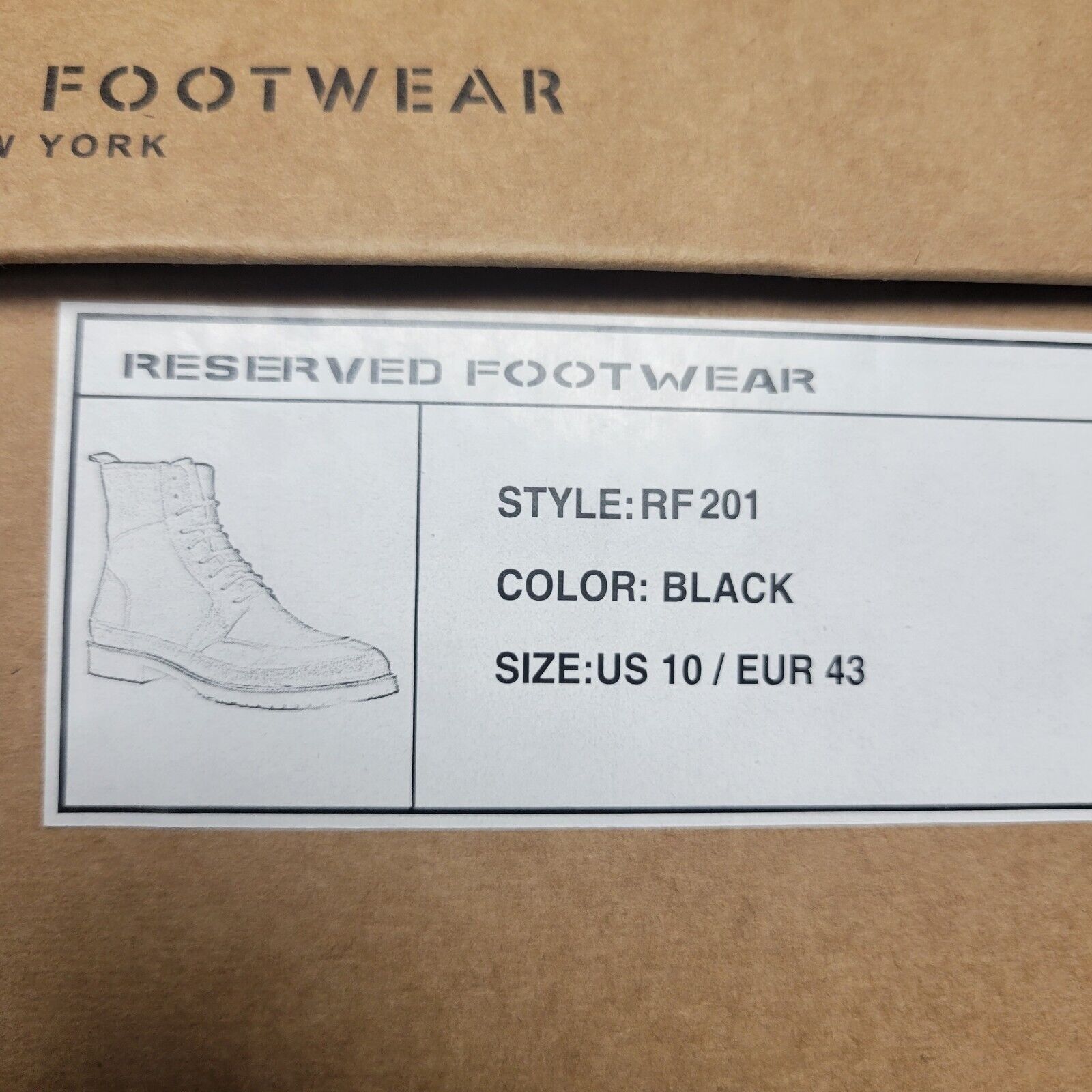 Reserved Reserved Footwear RF201 Men's. Size 10. New With Tags $195 Size US 10 / EU 43 - 10 Thumbnail
