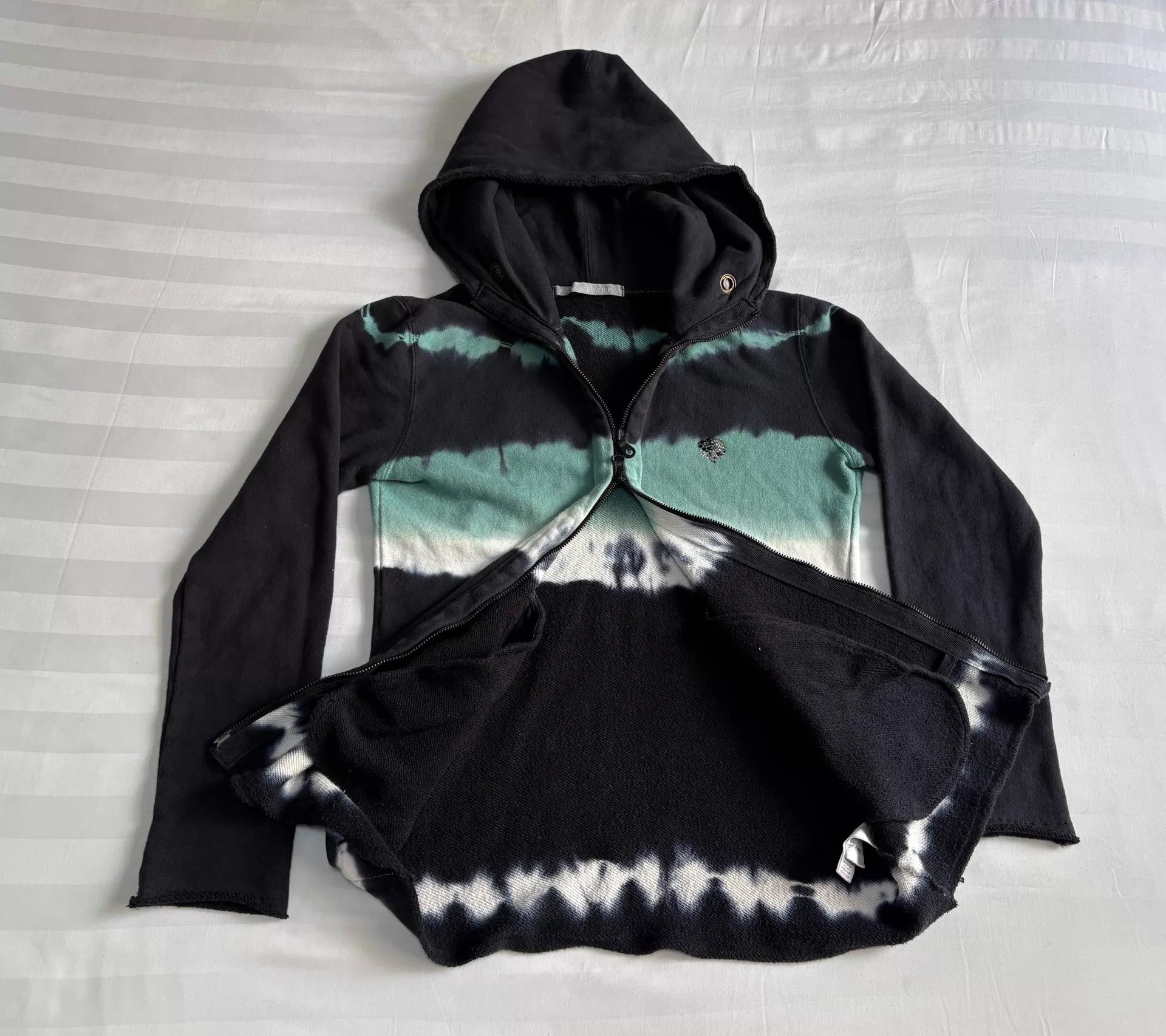 FranCisT MOR.K.S francist mor.k.s. vintage kei tie-dye hoodie double zip Size S / US 4 / IT 40 - 3 Thumbnail