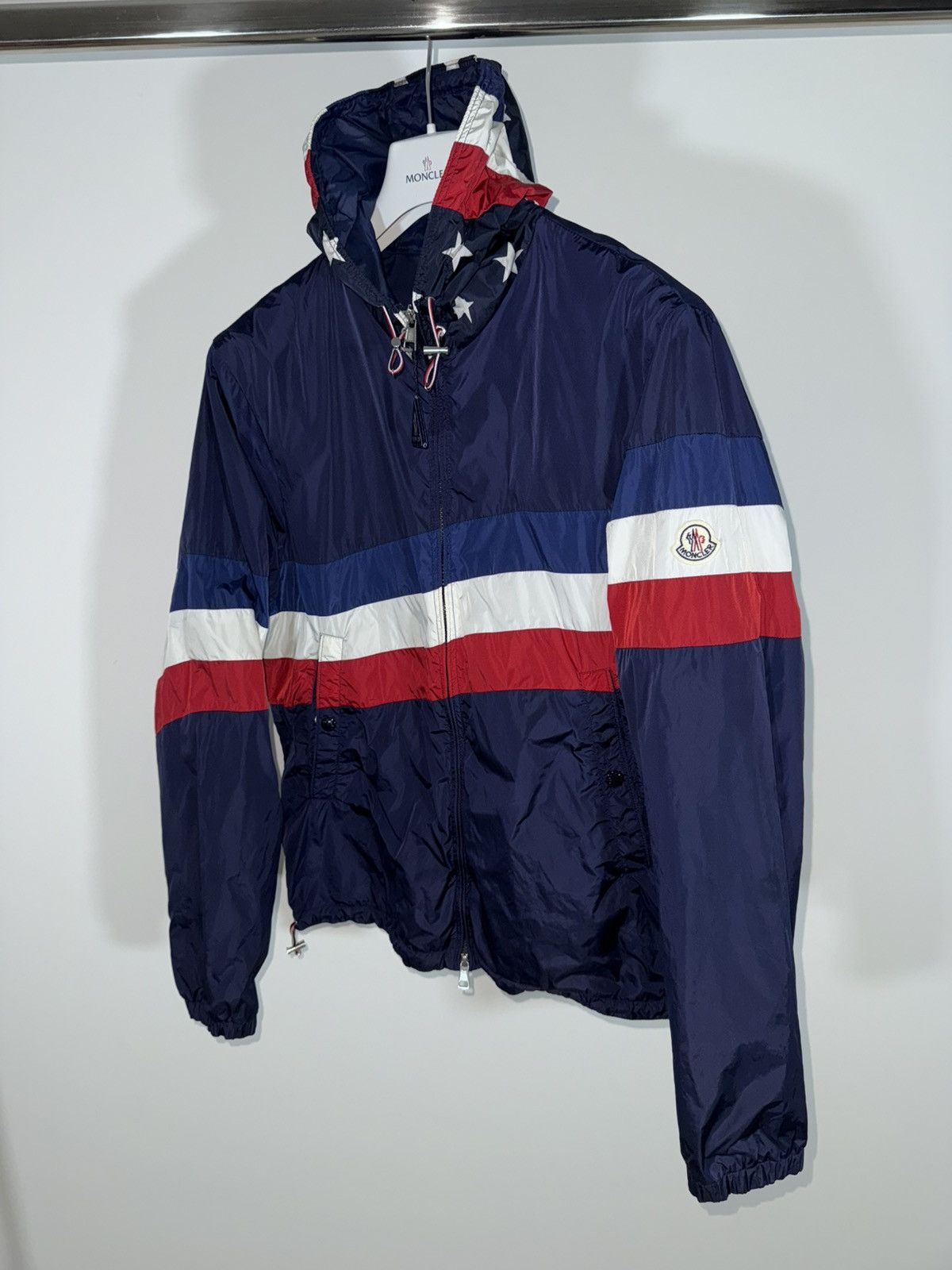 Moncler Moncler Jacket Cam Size 4 (L) Navy Blue Size US L / EU 52-54 / 3 - 2 Thumbnail