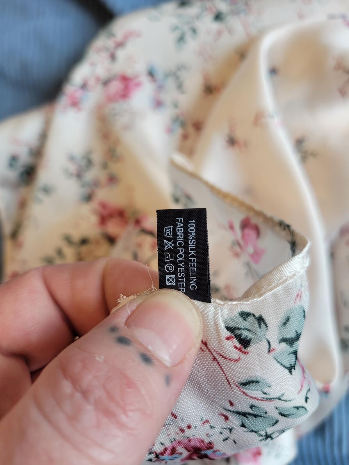 Unknown London Floral Print Satin Scarf Size ONE SIZE - 3 Thumbnail