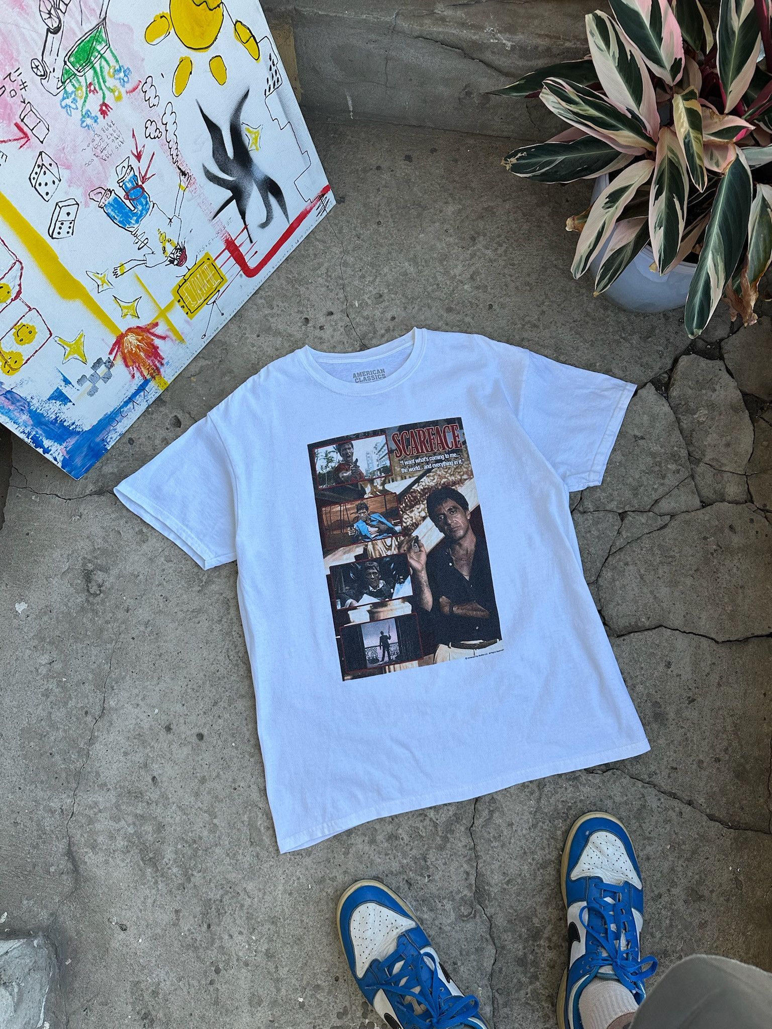 Rap Tees Vintage Scarface Movie T-Shirt Size US L / EU 52-54 / 3 - 2 Thumbnail