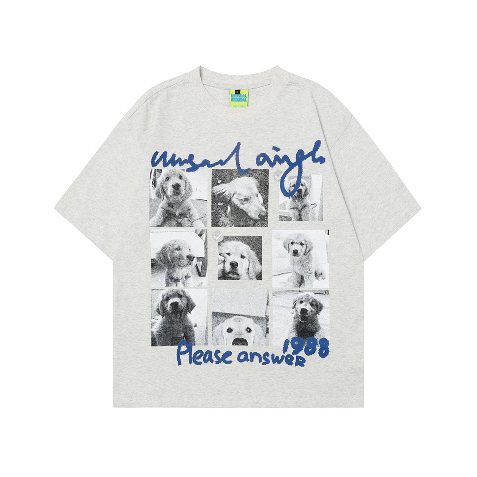 Other Cute Dog Graphic Tee - Please Answer 1988 Size US L / EU 52-54 / 3 - 1 Thumbnail