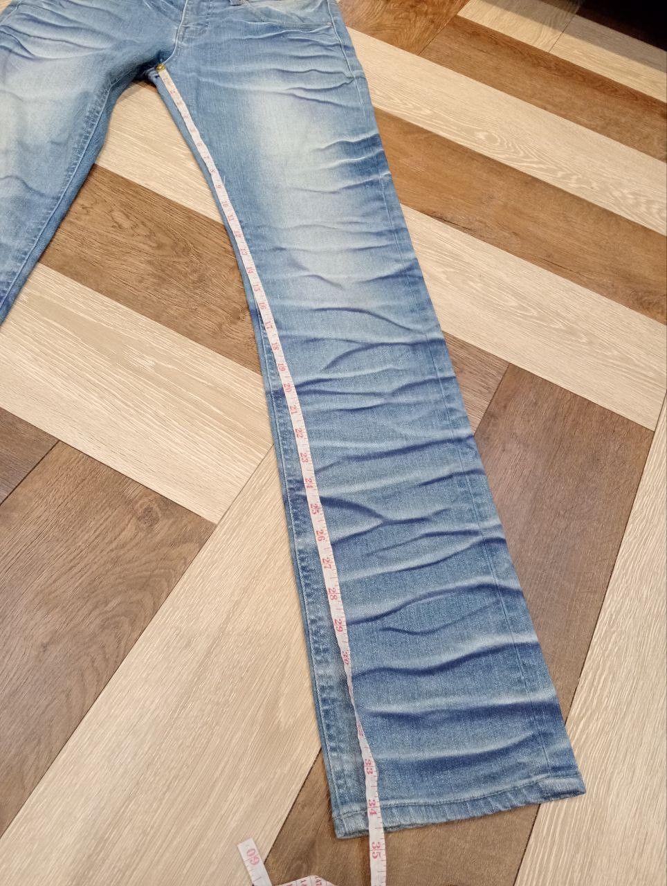LAGUST BLUE WASHED STRETCH DENIM JEANS