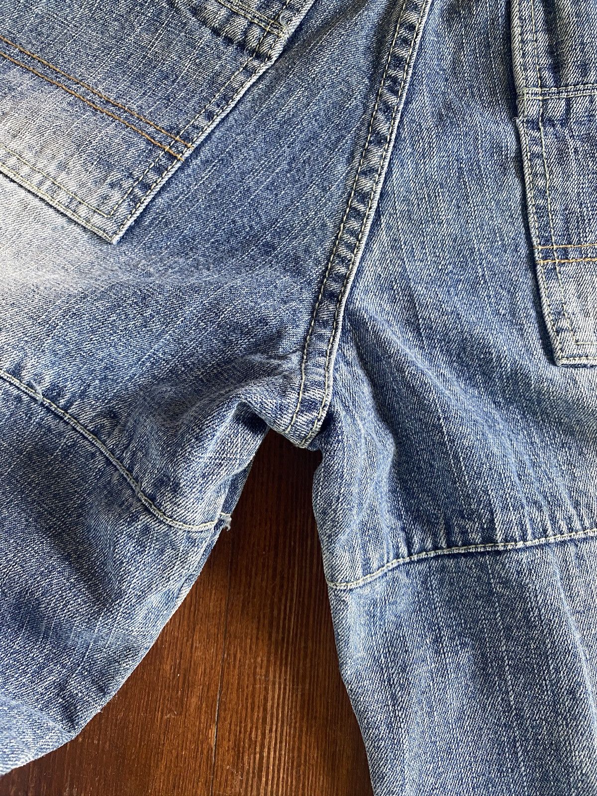 Southpole × Vintage Vintage Y2K’s South Pole Double Knee Cargo Wide Jeans 26x28 Size US 26 / EU 42 - 15 Thumbnail
