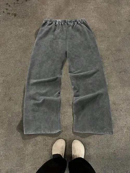 Japanese Brand Washed pants/sweatpants opium PlayboiCarti zipper Size US 32 / EU 48 - 2 Thumbnail