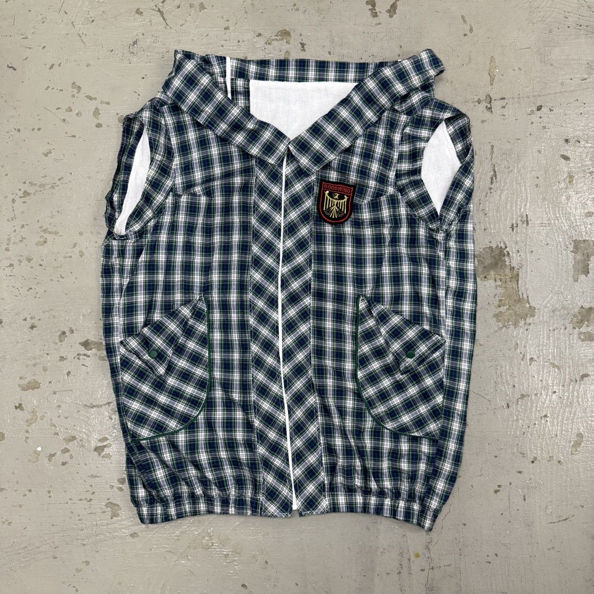 Seditionaries Seditionaries Plaid Sleeveless Multi Zip Up Jacket Vultures Size US L / EU 52-54 / 3 - 1 Thumbnail