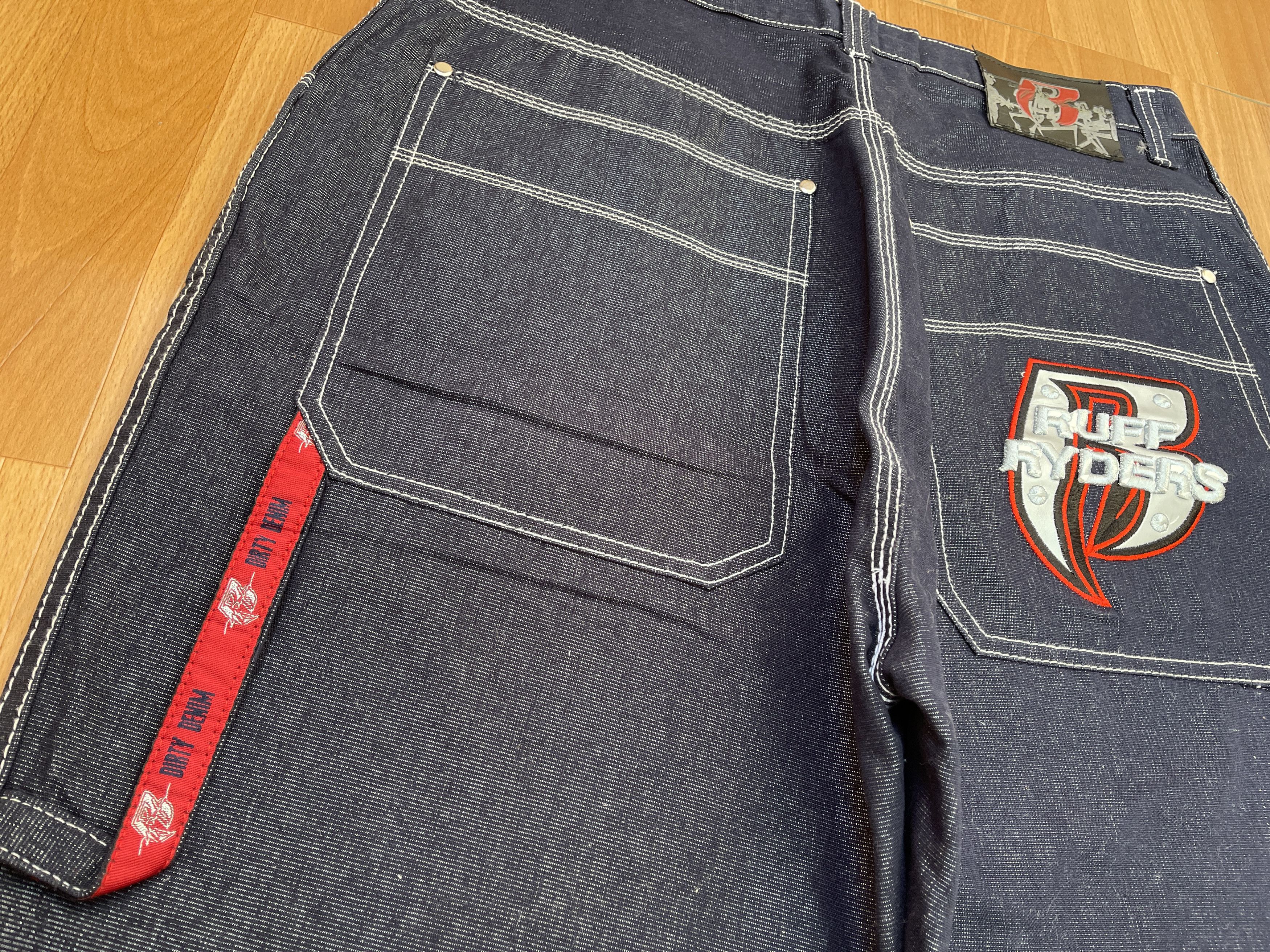 Ruff Ryders Ruff Ryders jeans, vintage baggy jeans 90s hip hop skater 34 Size US 34 / EU 50 - 3 Thumbnail
