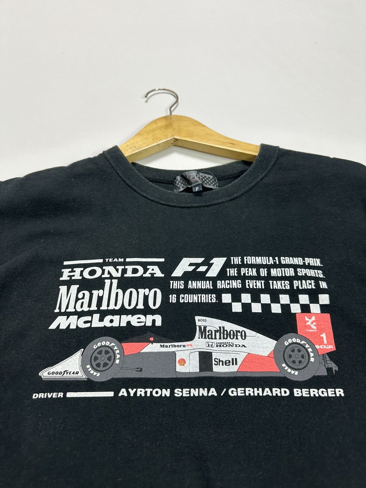 F-1 RACING HONDA MARLBOLO McLAREN Tシャツ