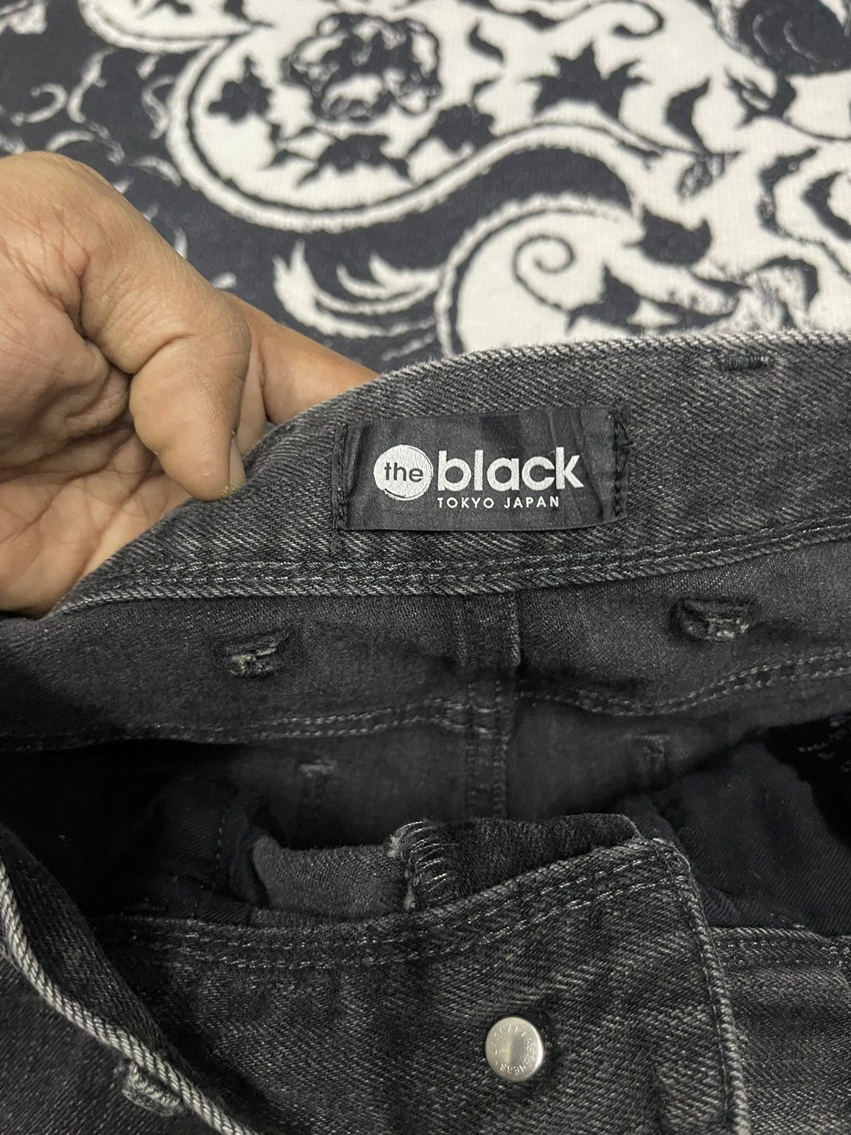 Japanese Brand 90s RARE THE BLACK TOKYO SALVEDGE JEANS DISTRESSED DESIGN Size 28" / US 6 / IT 42 - 12 Thumbnail