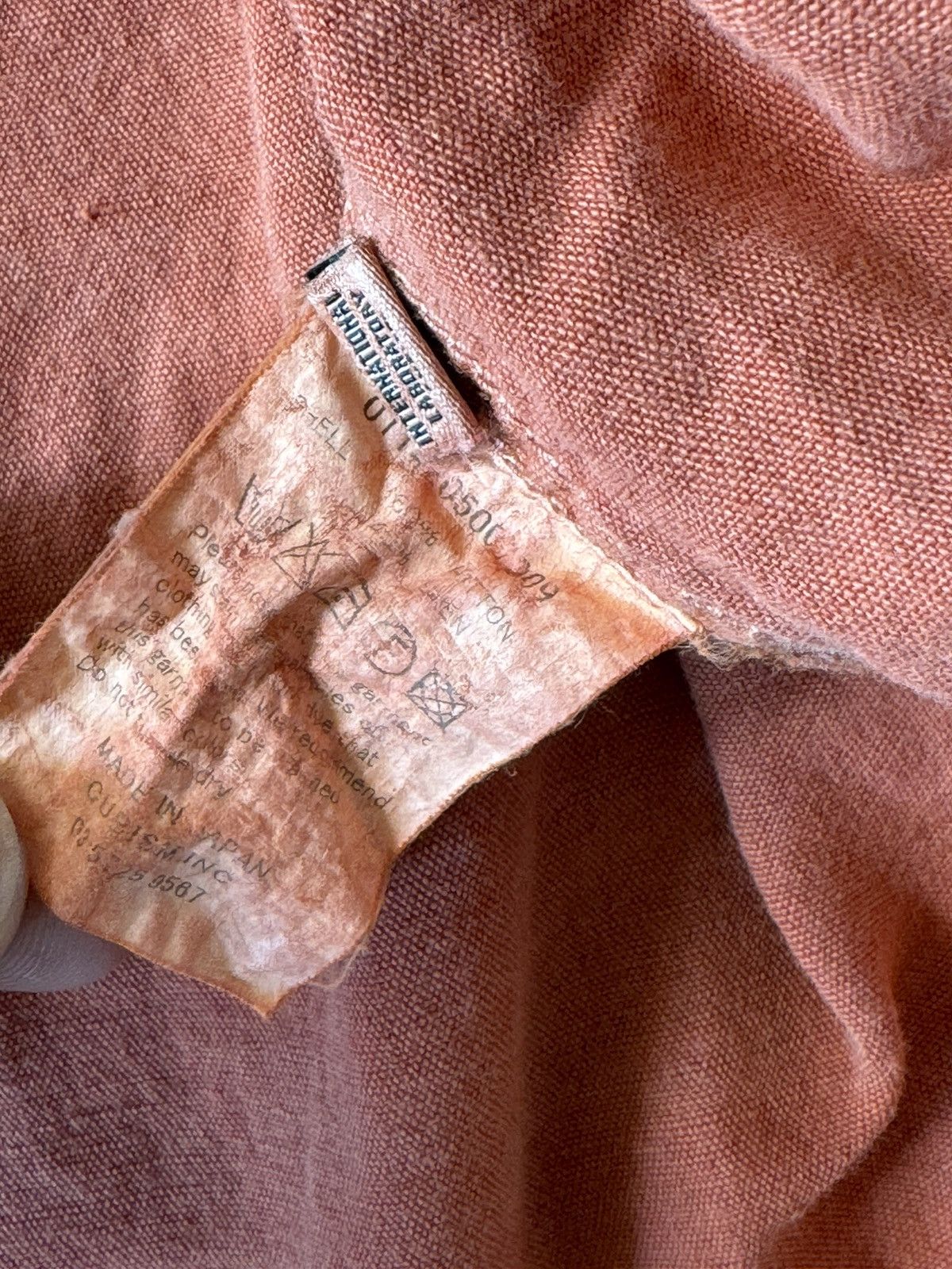 Visvim Visvim Linen Rust Mud Color Garment Dyed Work Shirt Size US M / EU 48-50 / 2 - 4 Thumbnail