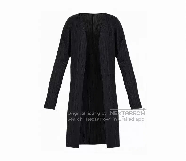 Issey Miyake Issey Miyake Black cardigan Size XXL / US 16-18 / IT 52-54 - 1 Thumbnail