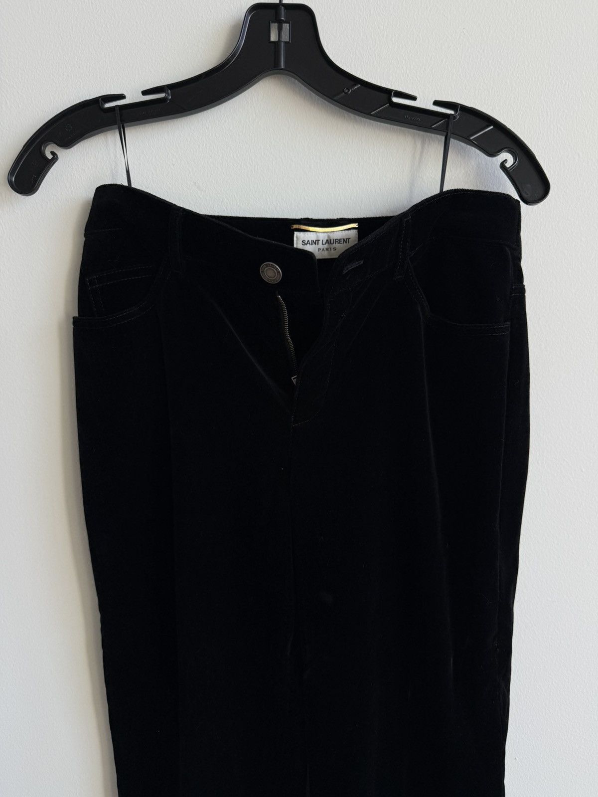 Saint Laurent Paris Hedi Velvet Denim YSL Pants Size US 29 - 1 Thumbnail