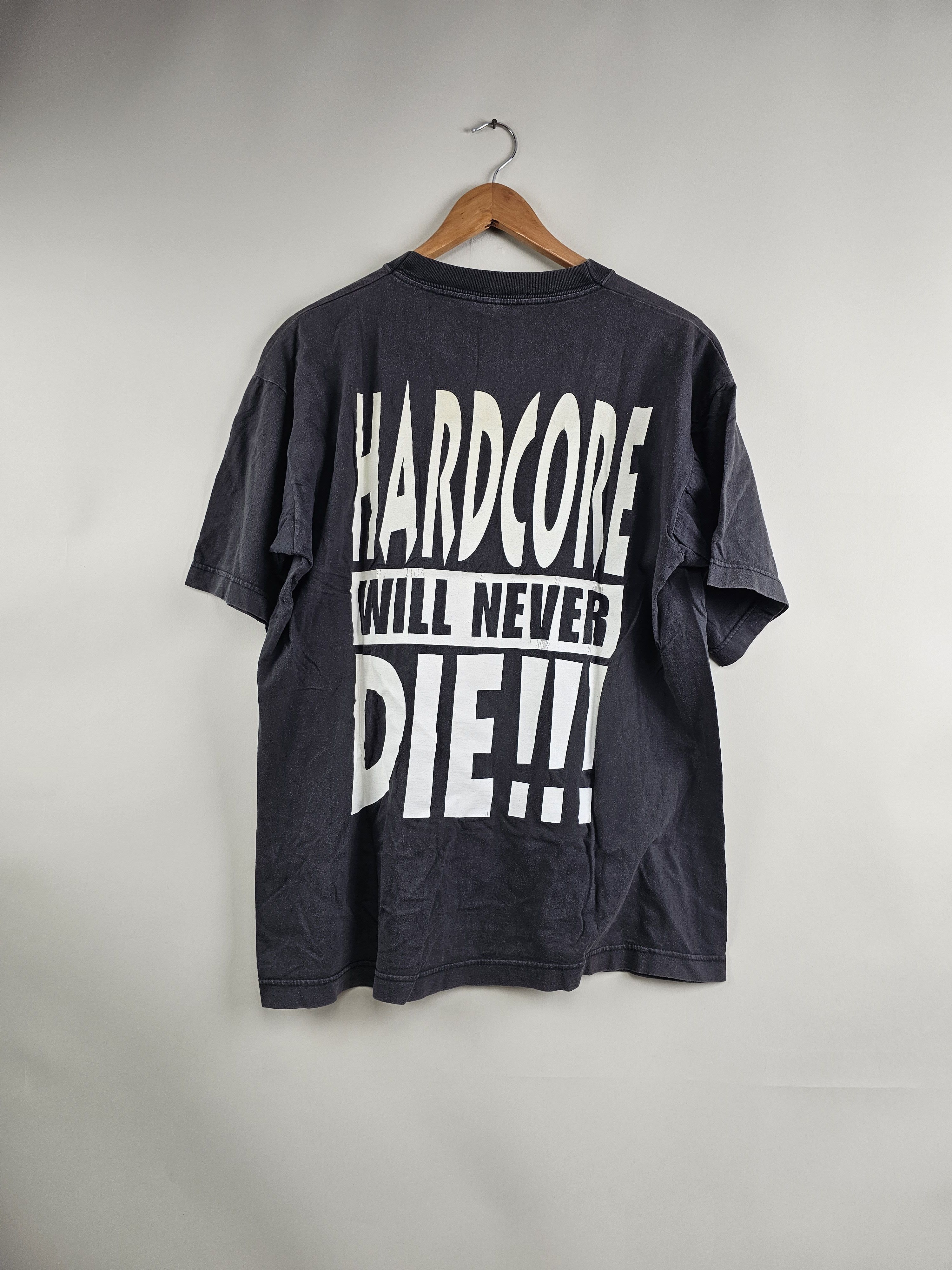 Band Tees × Thunderdome × Vintage 1995 Thunderdome Best Of Hardcore will never die XL 90s Size US XL / EU 56 / 4 - 4 Thumbnail