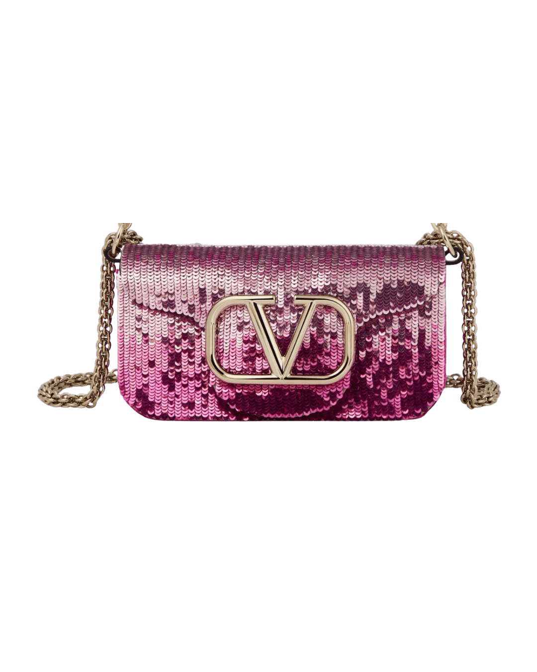 Valentino Garavani Rockstud Pouch Leather with Embossed Detail