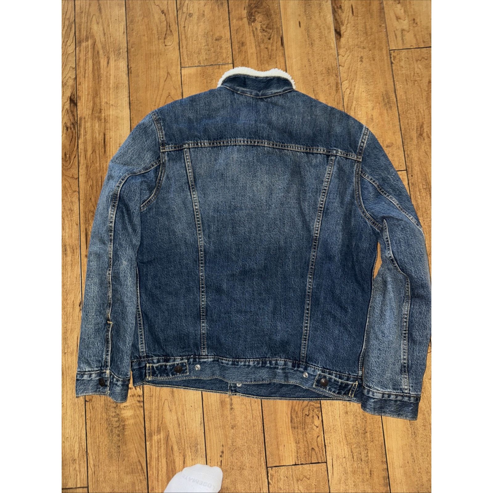 Levi's Levi’s Denim Sherpa Jacket Blue Medium 22x26 Size US M / EU 48-50 / 2 - 6 Thumbnail