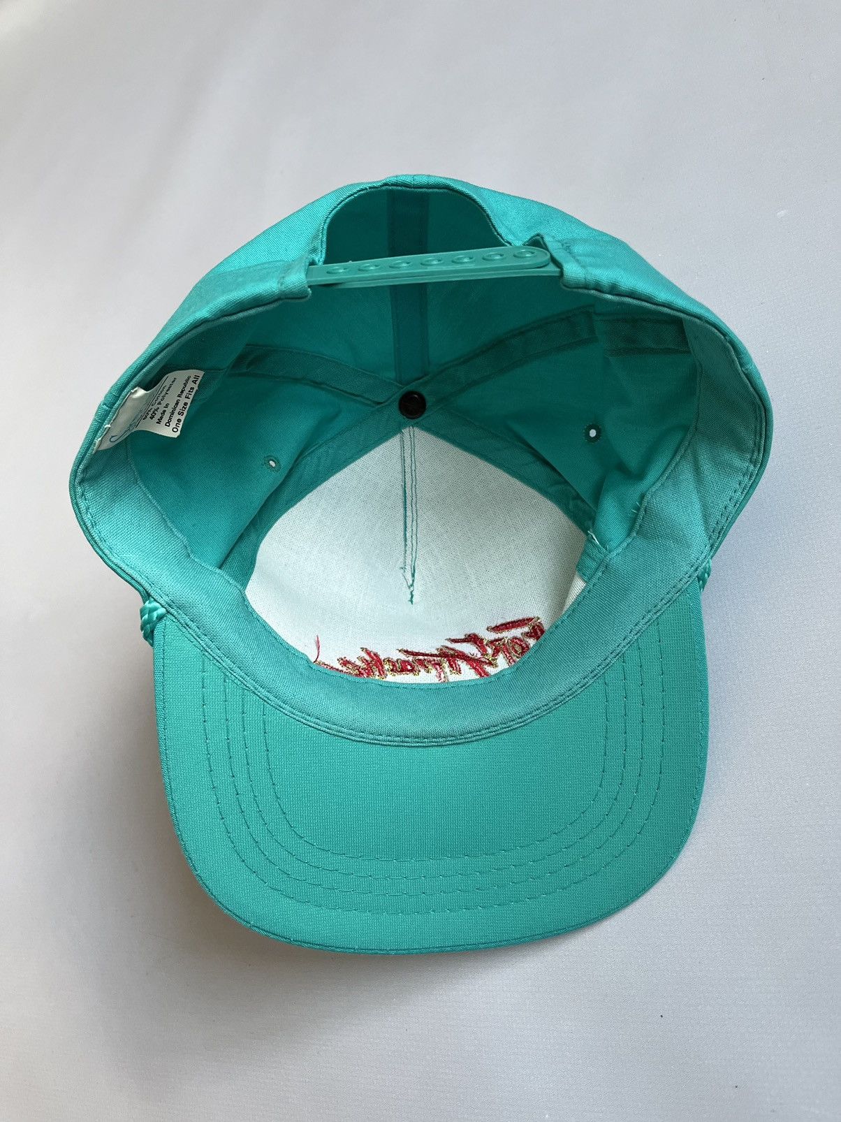 Other Vintage 90s Fort Apache Showcase Yupoong Turquoise Hat Cap Size ONE SIZE - 11 Thumbnail