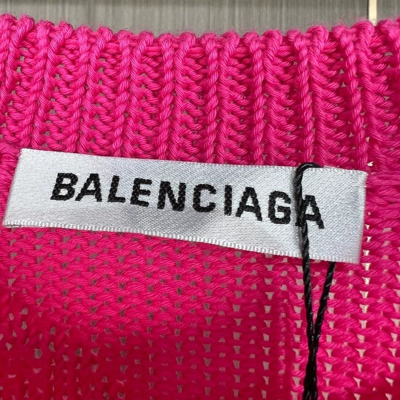 Balenciaga Balenciaga Full print stretch jacquard knit sweater 2502-Ne Size US S / EU 44-46 / 1 - 5 Thumbnail