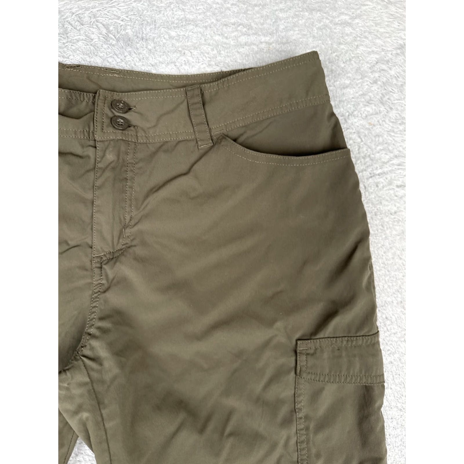 Patagonia Patagonia Pants Womens 8 Green Capri Hiking Cargo Pockets Quick Dry Stretch 13" Womens Capris Size 30" / US 8 / IT 44 - 5 Thumbnail