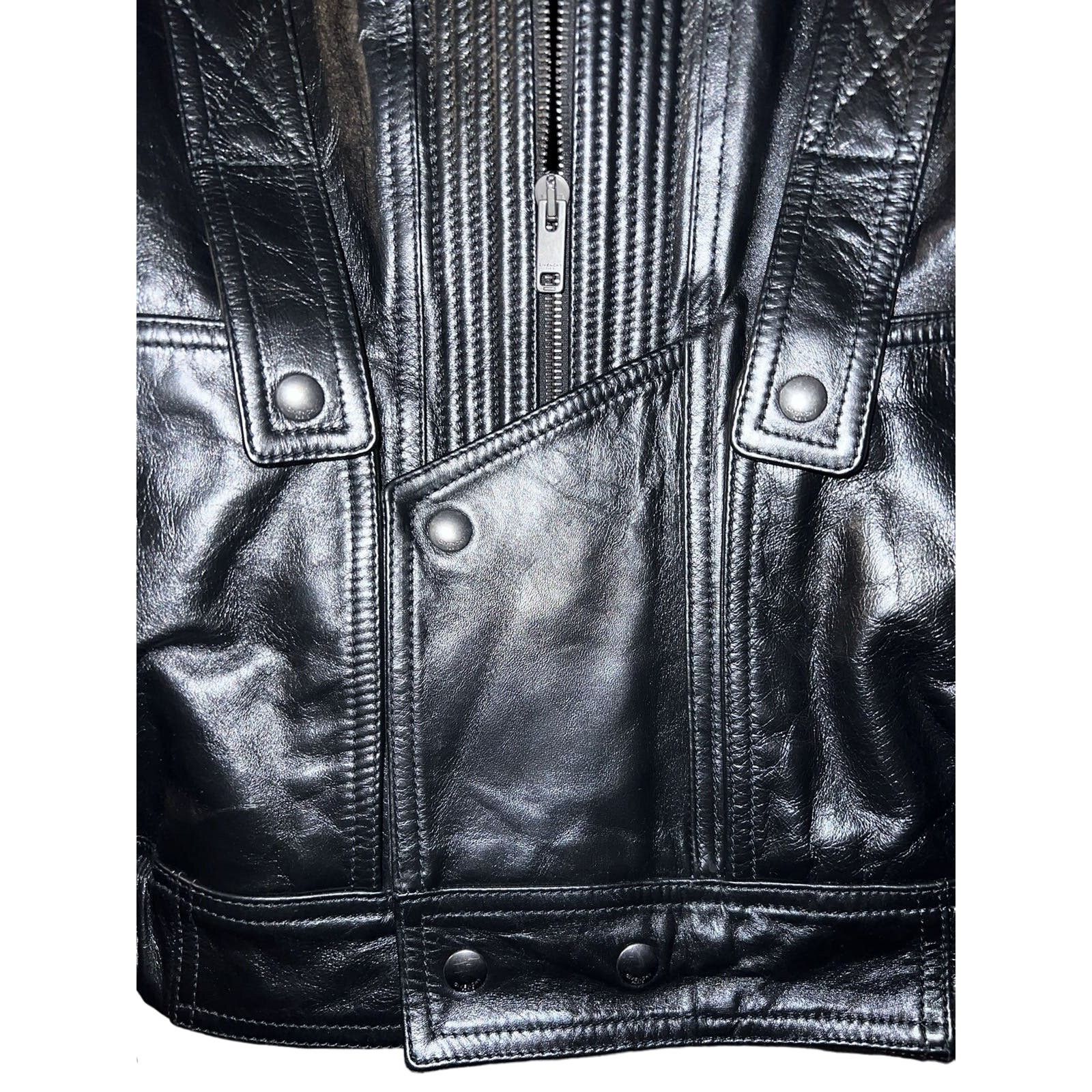 Givenchy Givenchy Calfskin Leather Bomber Size US M / EU 48-50 / 2 - 3 Thumbnail