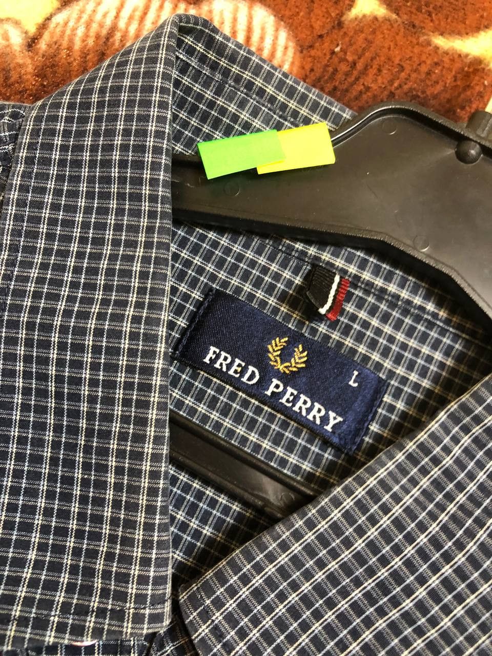 Fred Perry Vintage FRED PERRY Cotton Plaid Button Down Shirt Size US L / EU 52-54 / 3 - 2 Thumbnail