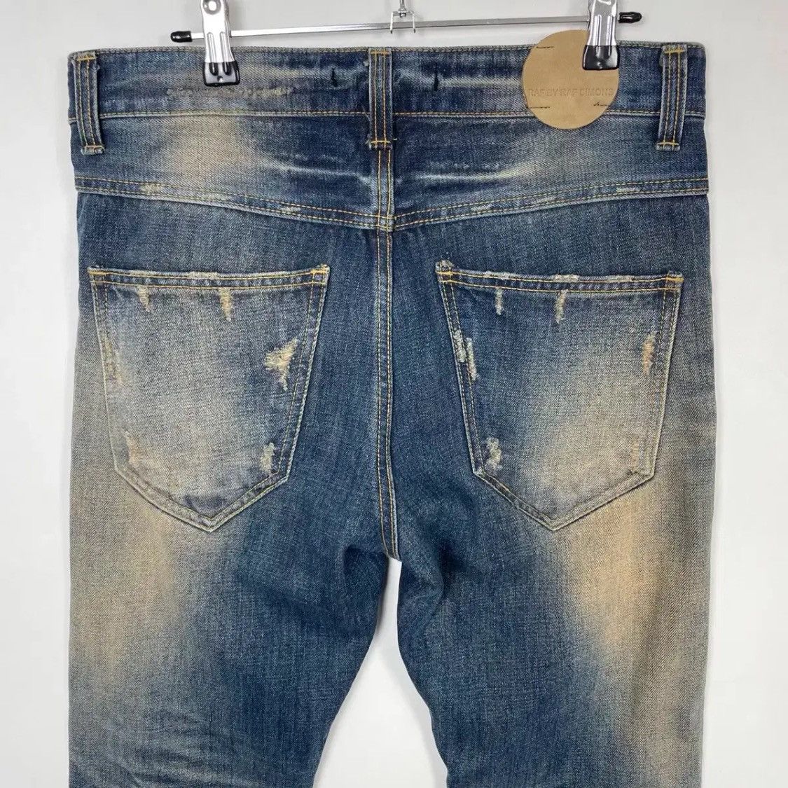 Raf Simons Raf Simons Distressed Japan Denim Pants Size US 32 / EU 48 - 4 Thumbnail