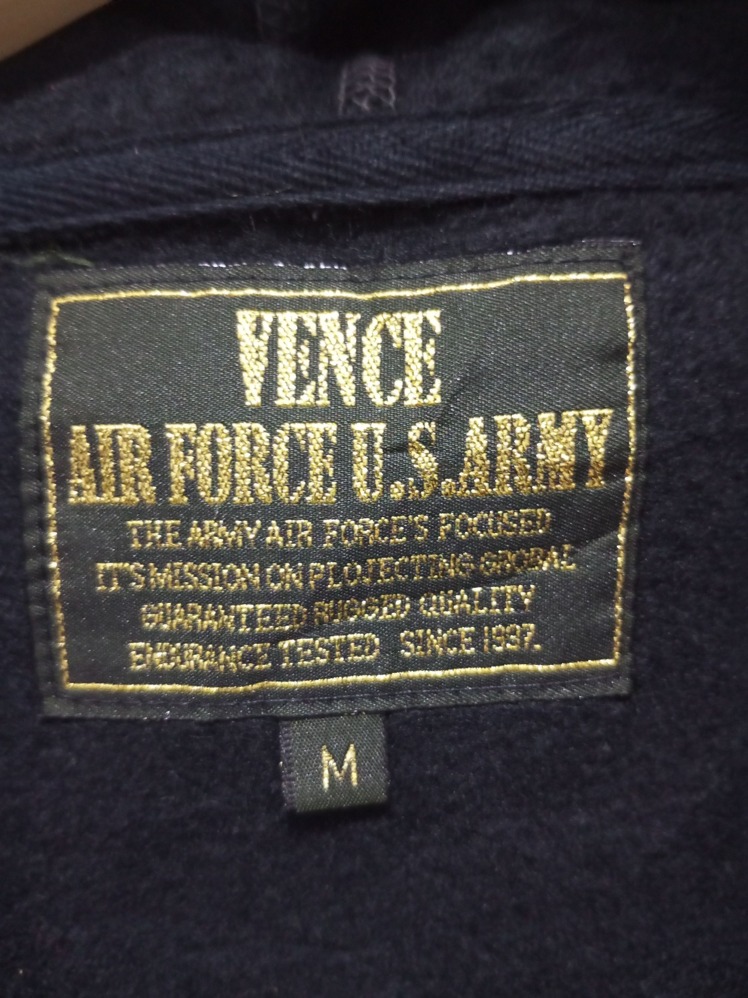 Japanese Brand × Vintage Vence air force us army kids fur hoodie Size US M / EU 48-50 / 2 - 15 Thumbnail