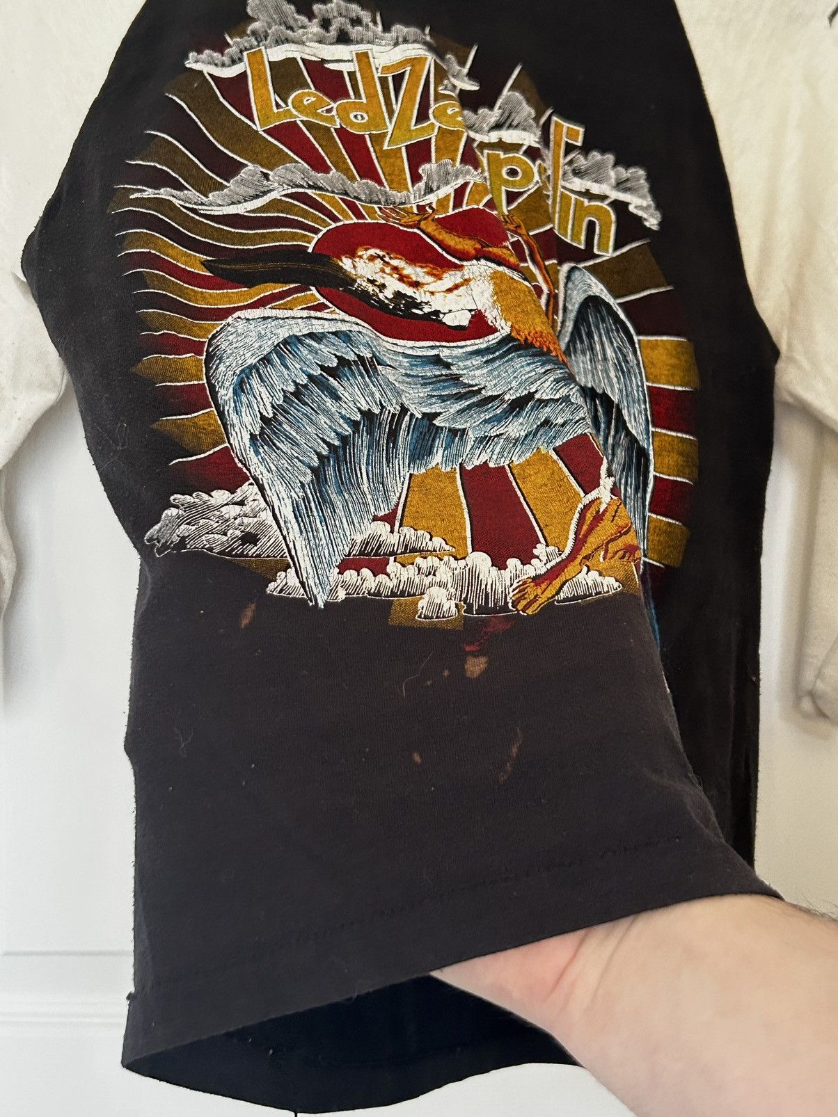 Vintage Vintage 1970’s Led Zeppelin Raglan Size US M / EU 48-50 / 2 - 4 Thumbnail