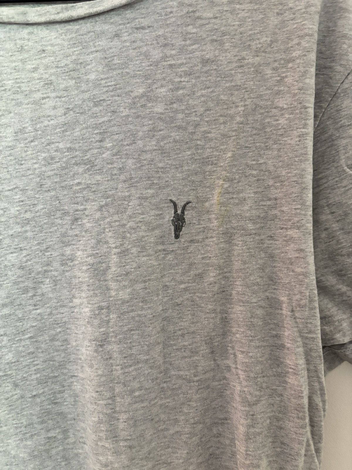 Allsaints AllSaints Medium Grey Marl Minimalist T-Shirt Size US M / EU 48-50 / 2 - 3 Thumbnail