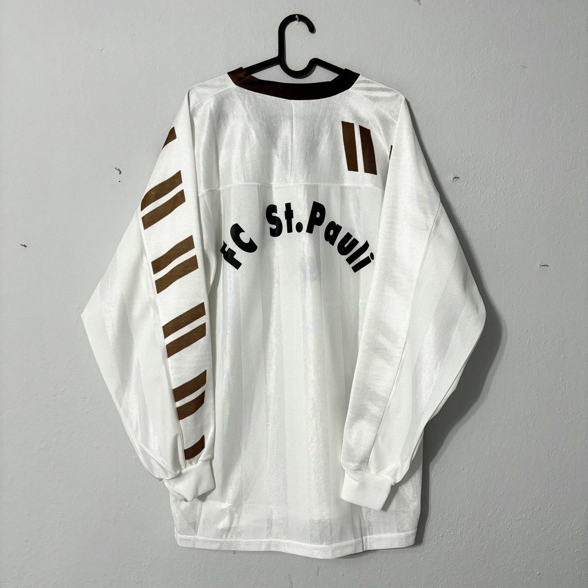 Vintage 1992 1994 Saint Pauli Germany Vintage Home Kit Soccer Jersey Size US XXL / EU 58 / 5 - 6 Thumbnail