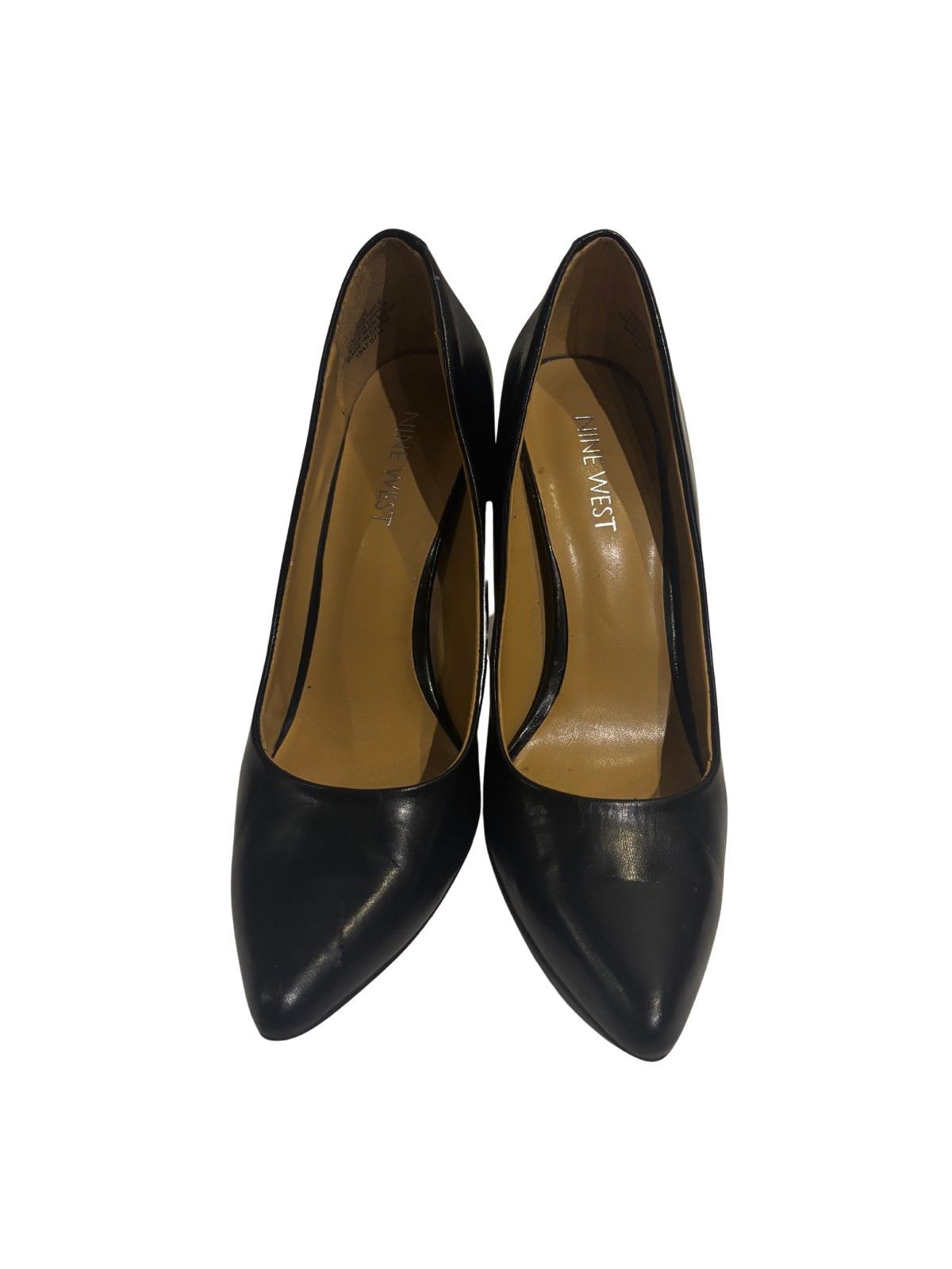 Nine West Black leather Heels.wf1015 Size US 5.5 / IT 35.5 - 5 Thumbnail