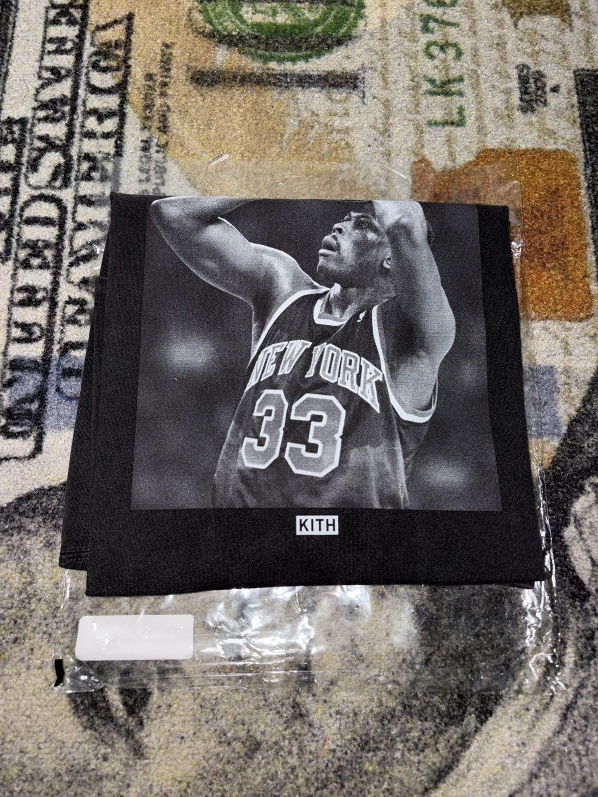 Kith Kith New York Knicks Jalen Brunson Vintage Tee Black Large 