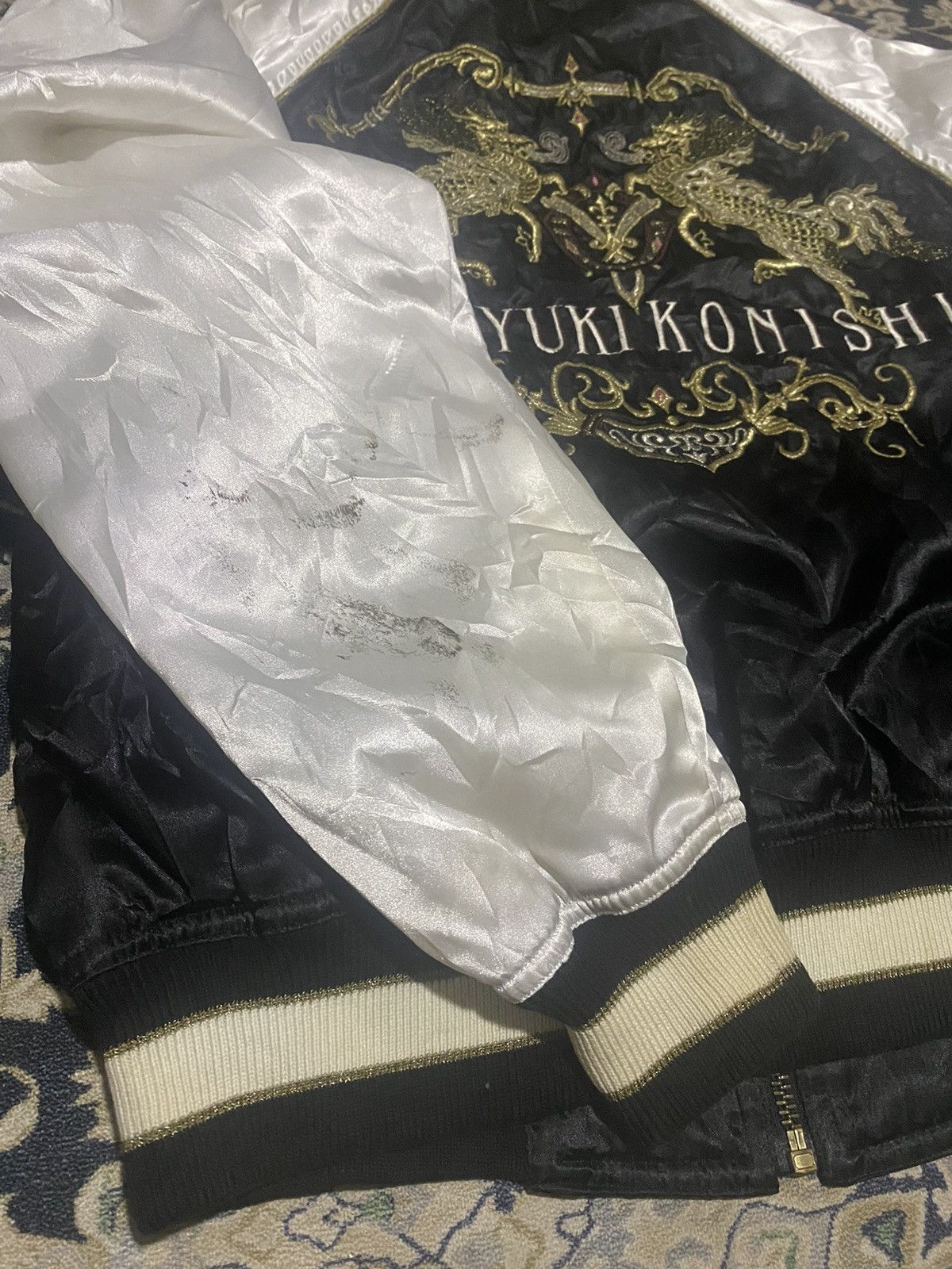 Japanese Brand × Yoshiyuki Konishi OG Rayon Yoshiyuki Konishi Dragon Embroidery Sukajan Jacket Size US L / EU 52-54 / 3 - 6 Thumbnail