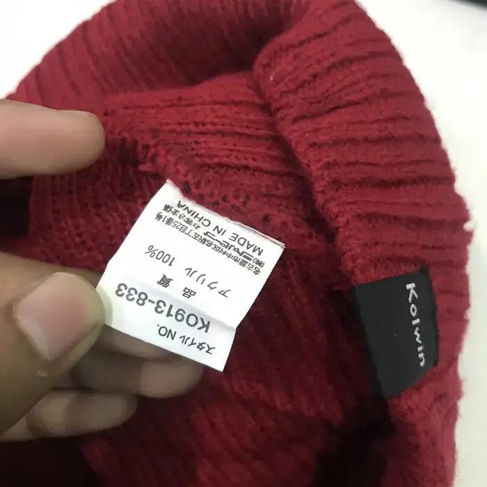 Japanese Brand × Vintage Japanese Brand Kolwin Stripe Design Beanie Hat Size ONE SIZE - 6 Thumbnail