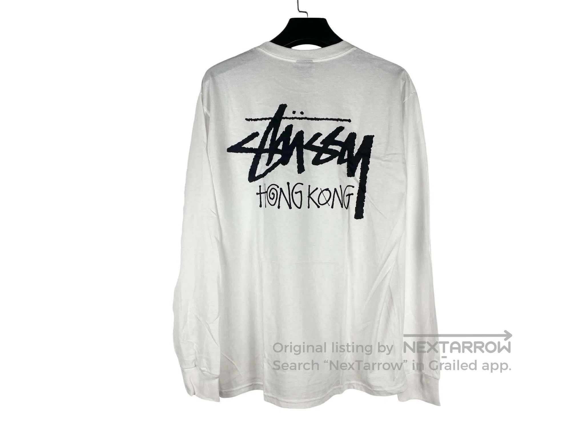 Stussy Stussy Hong Kong Exclusive White Long Sleeve Size US L / EU 52-54 / 3 - 1 Thumbnail