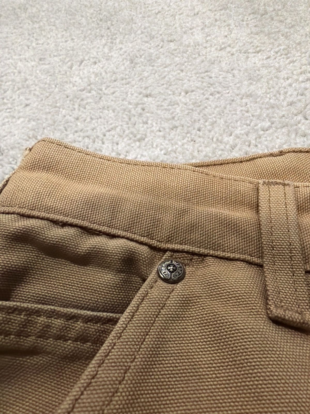 Chrome Hearts Chrome Hearts Sex Records Carhartt Tan Carpenter Pants Size US 34 / EU 50 - 7 Thumbnail
