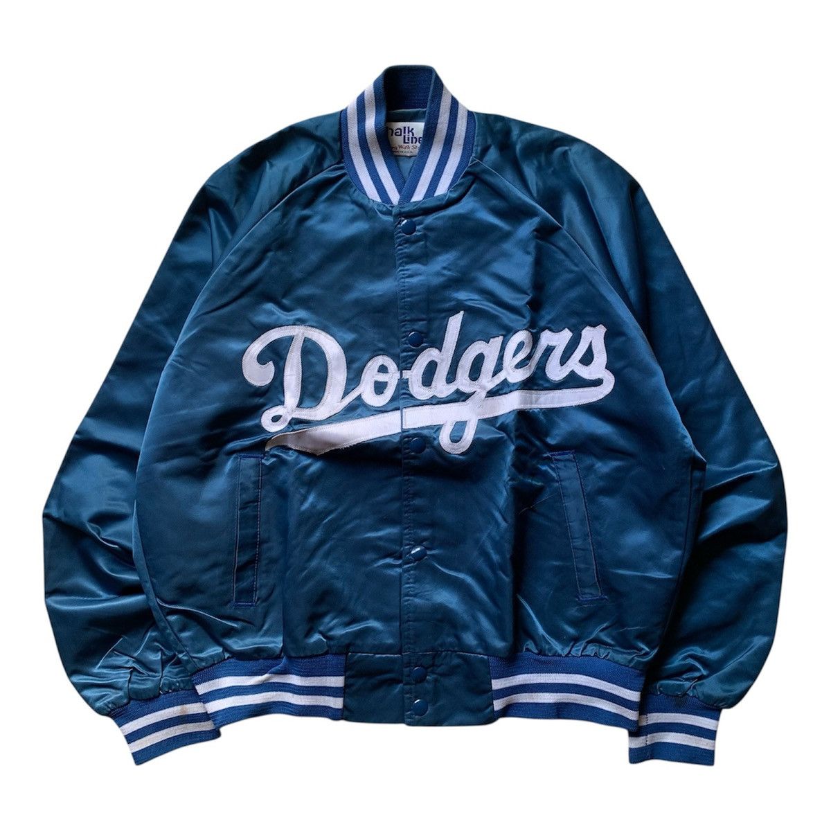 Chalk Line Vtg 80s La Dodgers Calk Line Bomber Jacket Size US M / EU 48-50 / 2 - 1 Thumbnail