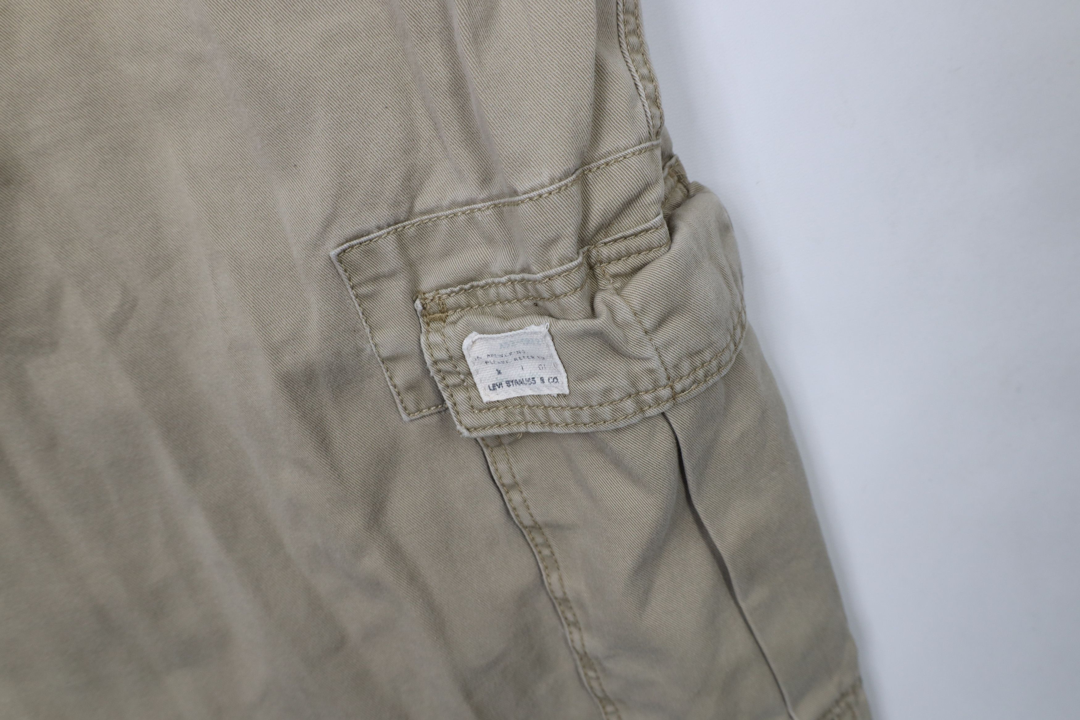 Levi's × Vintage Vintage Y2K Levis Loose Straight Wide Leg Cargo Pants Size US 44 / EU 60 - 6 Thumbnail