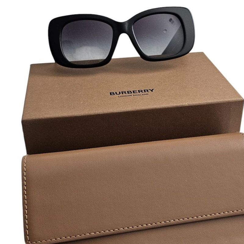 Burberry Burberry BE4410 square-frame sunglasses in black acetate Size ONE SIZE - 5 Thumbnail