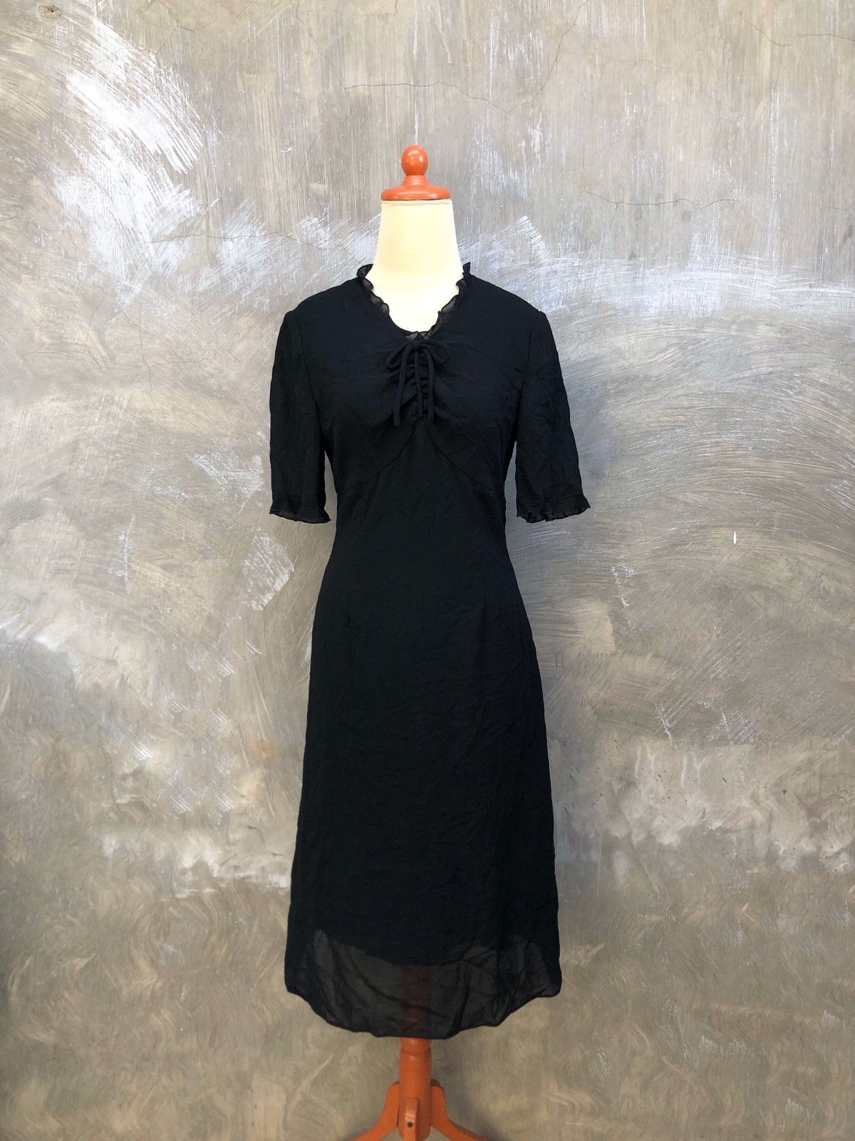 Chloe Chloe Formal Black Midi Dress Size XS / US 0-2 / IT 36-38 - 1 Thumbnail