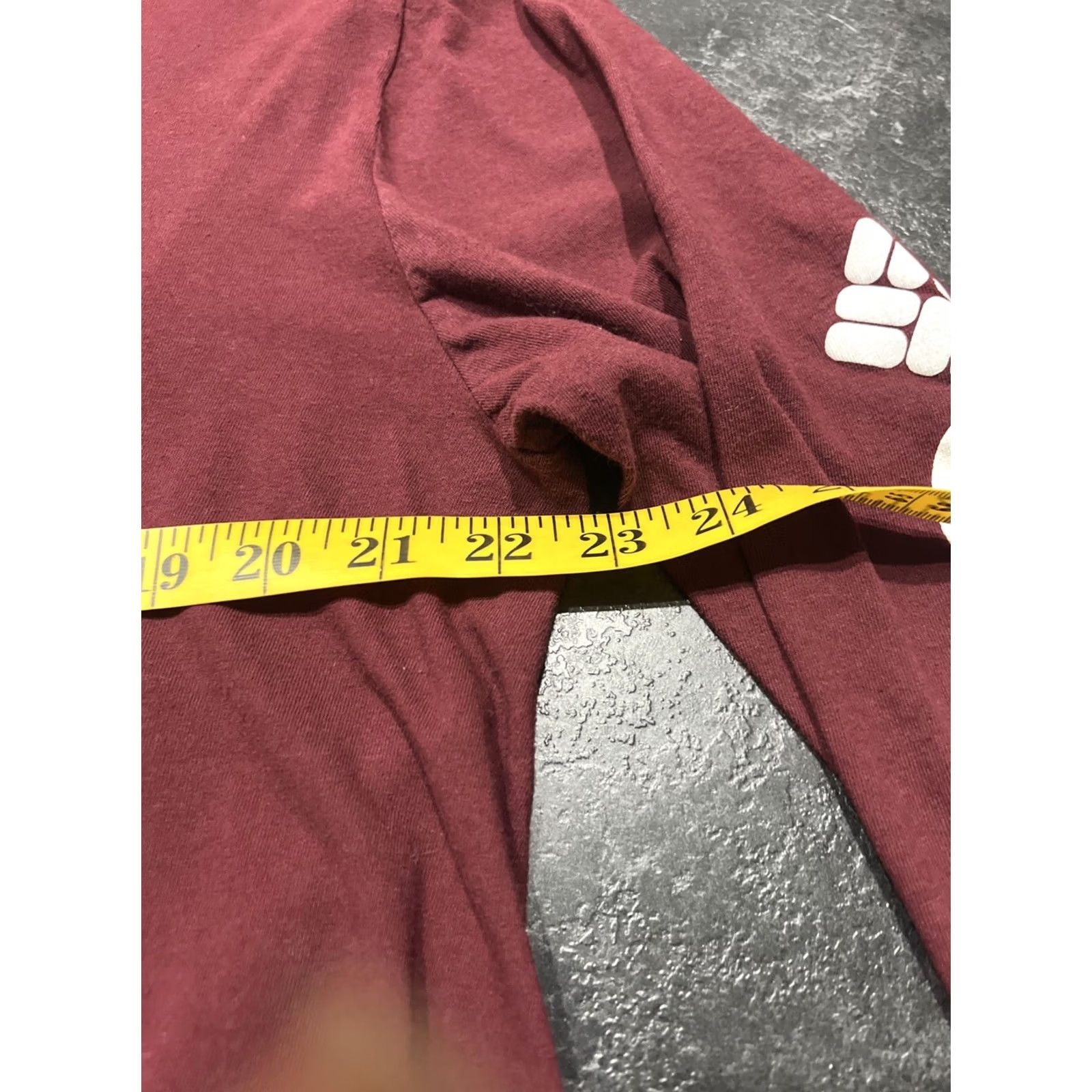 Spell Columbia Mens Graphic T-Shirt Long Sleeve Crew Neck XL Red Jersey Cotton Logo Size US XL / EU 56 / 4 - 6 Thumbnail