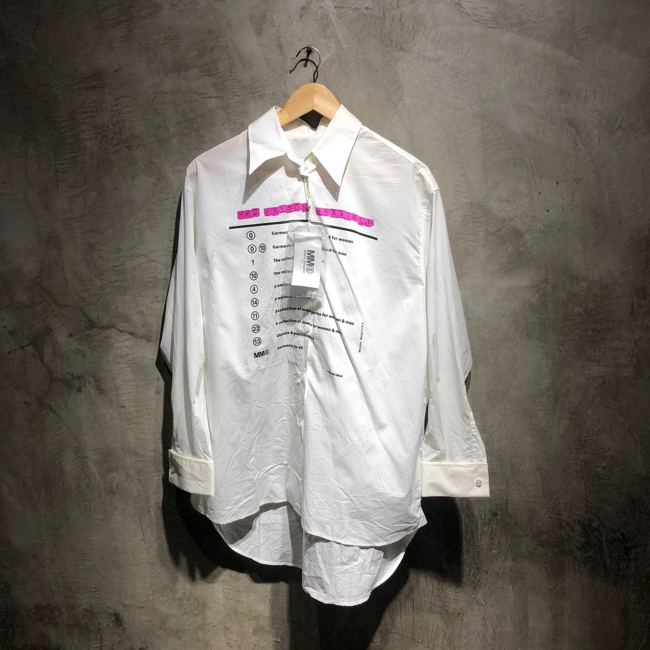 Maison Margiela BNWT Maison Margiela MM6 Label Declaration button down L/S Size US XXL / EU 58 / 5 - 1 Thumbnail