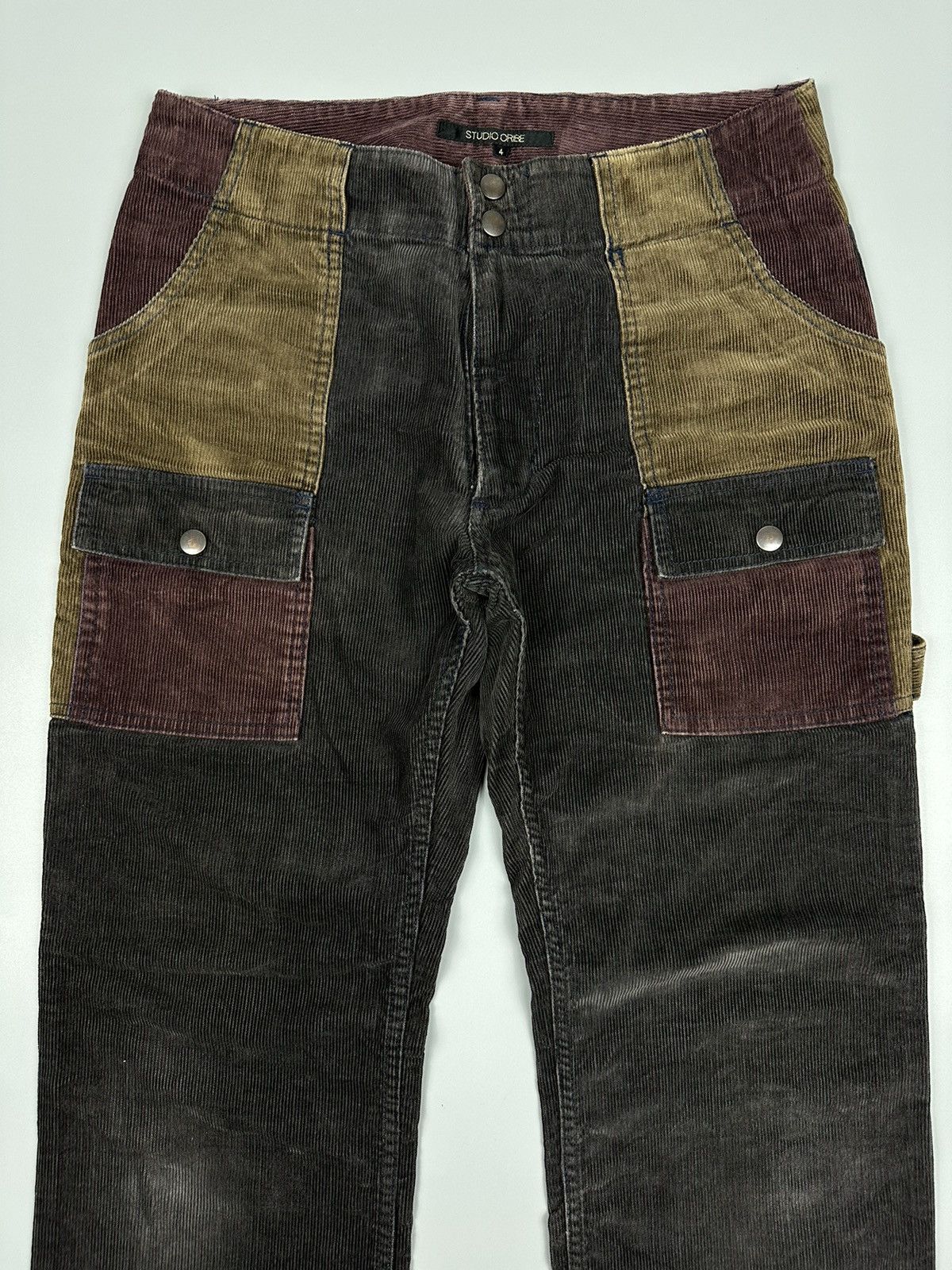 If Six Was Nine × Japanese Brand Vintage Studio Oribe Multi Colour Curdoroy Bush Pants Size US 30 / EU 46 - 5 Thumbnail