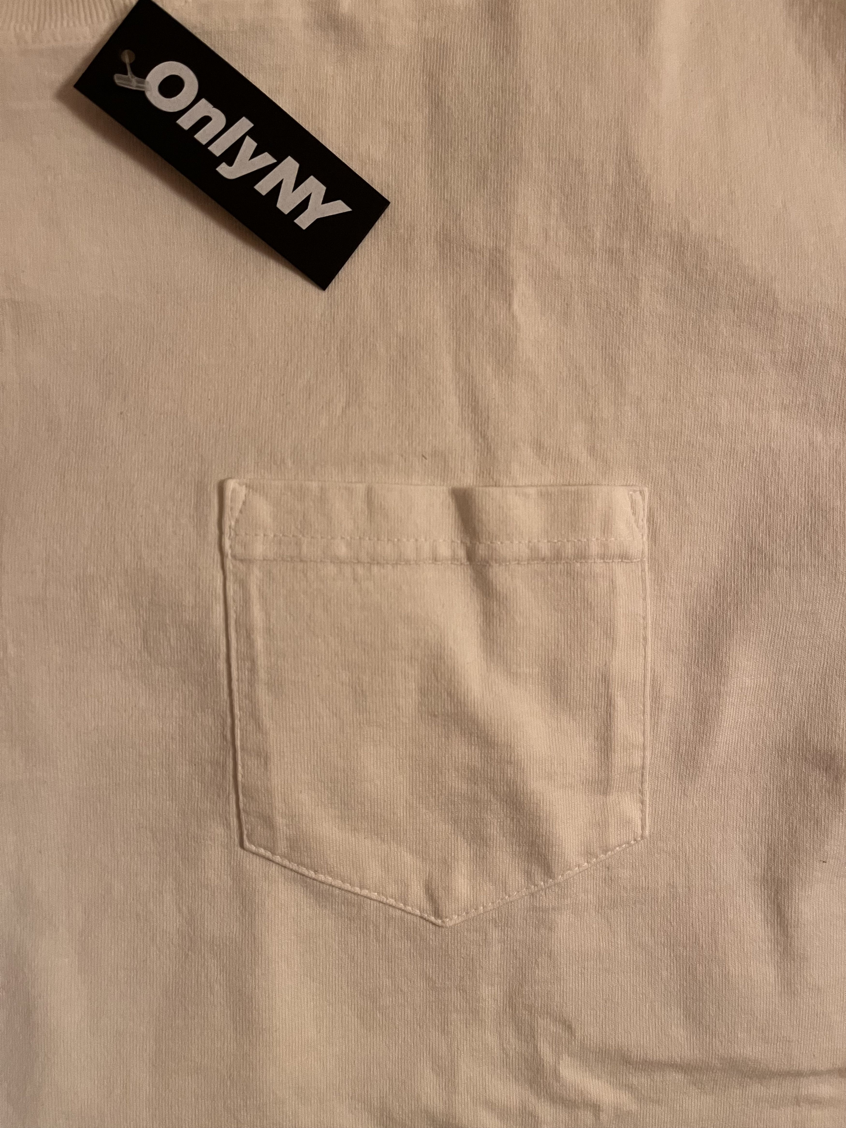 Only NY Only NY Premium Heavyweight Pocket T-Shirt White Size US L / EU 52-54 / 3 - 3 Thumbnail