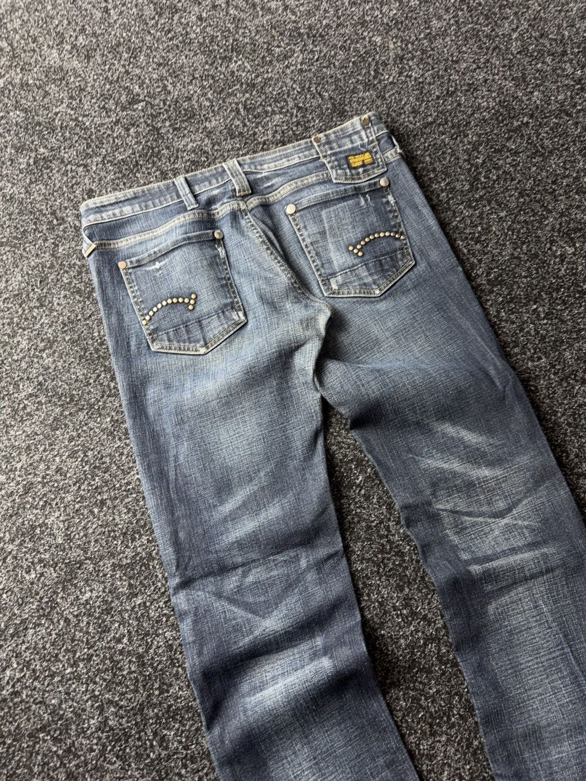 G-Star 🔥G Star PUNK OPIUM Retro Y2K BLUE GOTHIC JEANS Y2k goth Size 34" / US 12 / IT 48 - 10 Thumbnail
