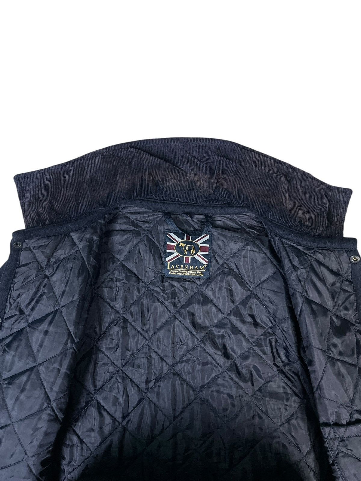 Lavenham Lavenham Wool Quilted Button Up Jacket Suffolk England Made Size US L / EU 52-54 / 3 - 11 Thumbnail